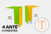 Pieghevoli - 4 ante a finestra